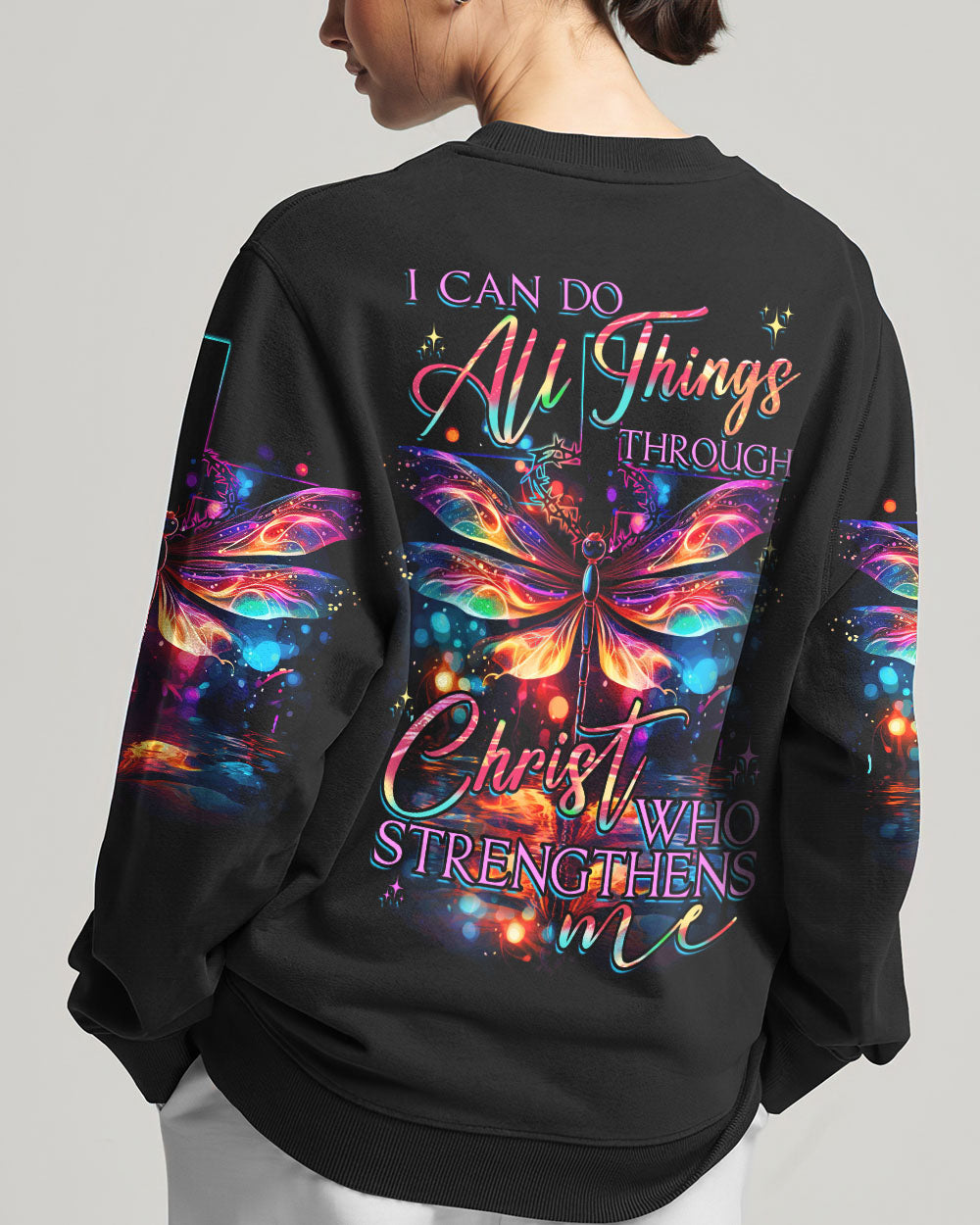 I Can Do All Things Dragonflies Women's All Over Print Shirt - Tytd2706232