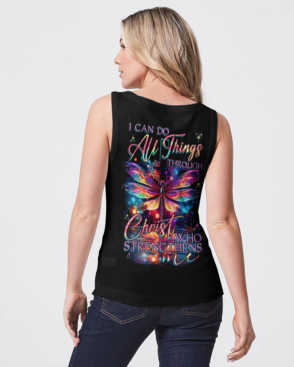 I Can Do All Things Dragonflies Women's All Over Print Shirt - Tytd2706232