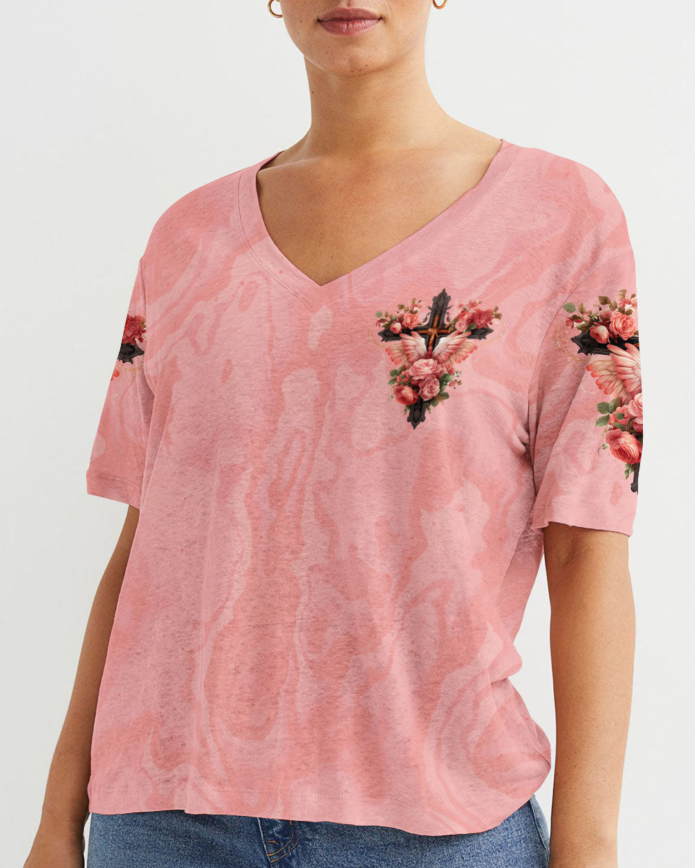 Loved By A Perfect God Women's All Over Print Shirt - Tytm0307231