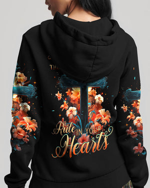The Peace Of God Rule In Your Hearts Women's All Over Print Shirt - Tytm0307232