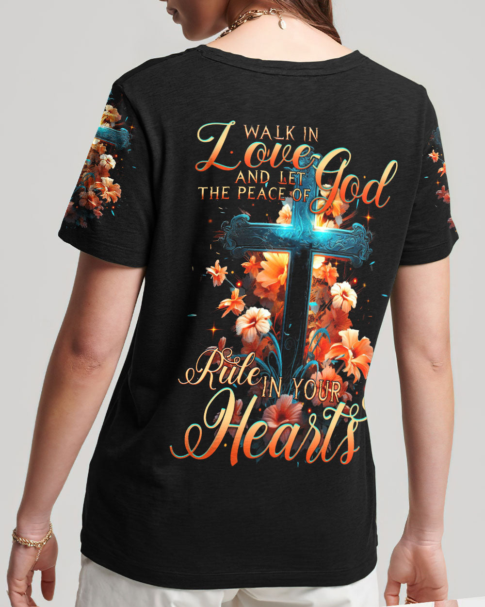 The Peace Of God Rule In Your Hearts Women's All Over Print Shirt - Tytm0307232
