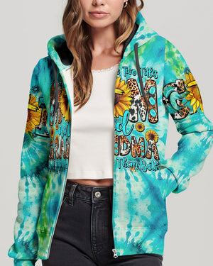 God Gifted Me Two Titles Tie Dye Women's All Over Print Shirt - Tytm0707233