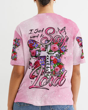 Thank You Lord Women's All Over Print Shirt - Tytm1007232