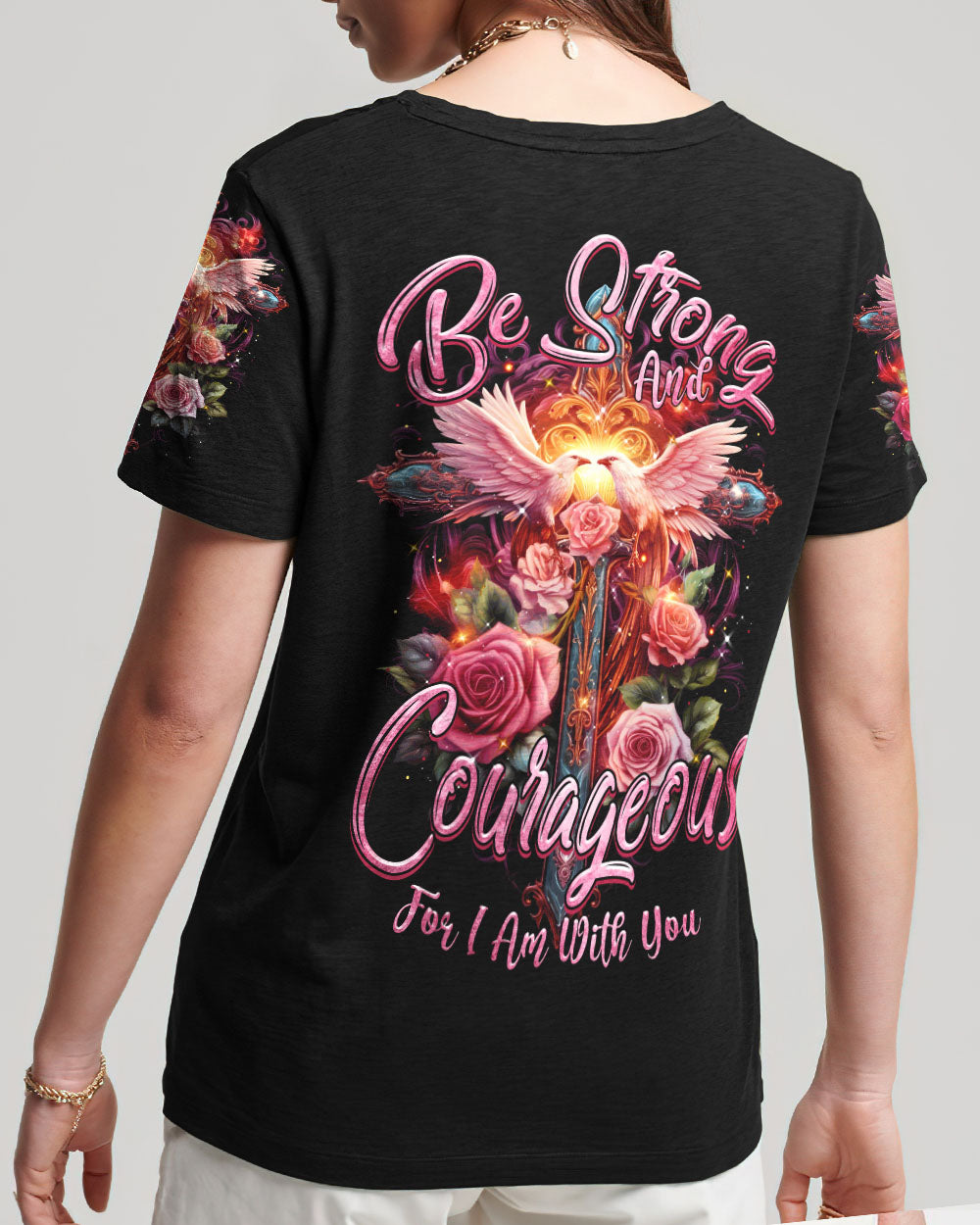 Be Strong And Courageous Women's All Over Print Shirt - Tytm2606233
