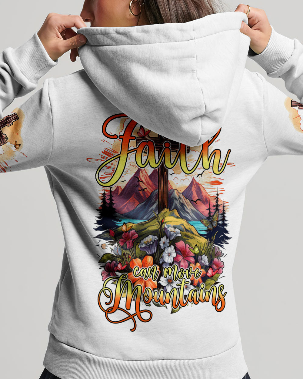 Faith Can Move Mountains Women's All Over Print Shirt - Tytm2606234