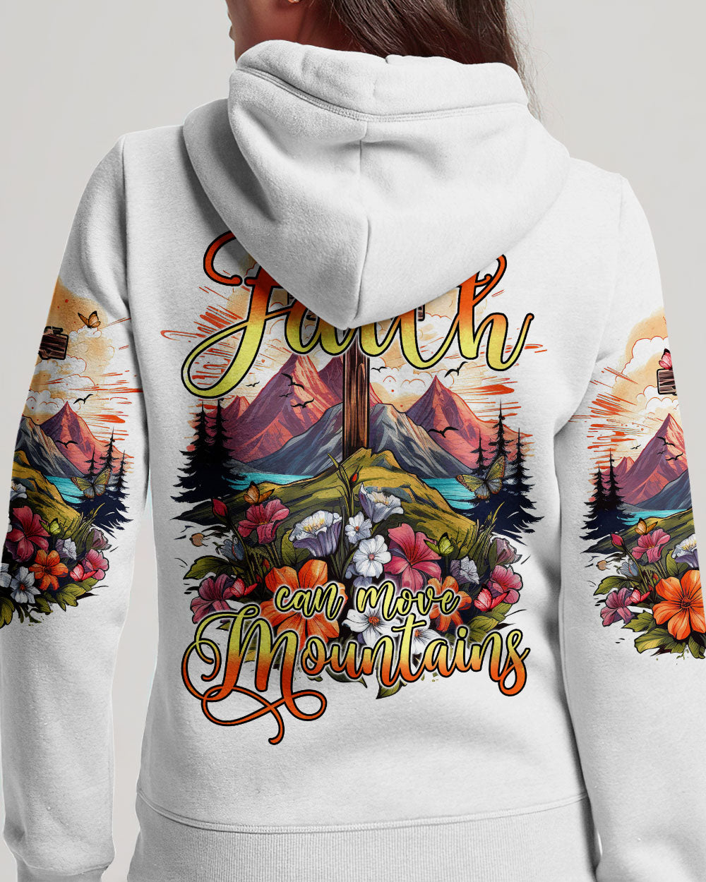 Faith Can Move Mountains Women's All Over Print Shirt - Tytm2606234
