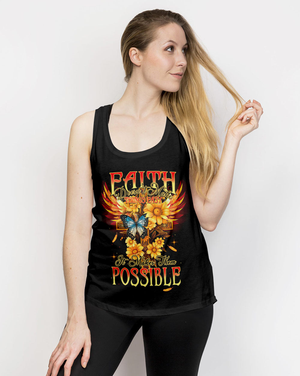 Faith Doesn't Make Things Easy Women's All Over Print - Tytm2706231
