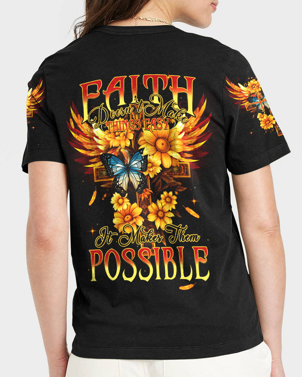 Faith Doesn't Make Things Easy Women's All Over Print - Tytm2706231