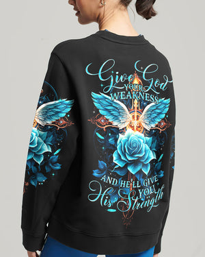 He'll Give You His Strength Women's All Over Print Shirt - Tytm2706234