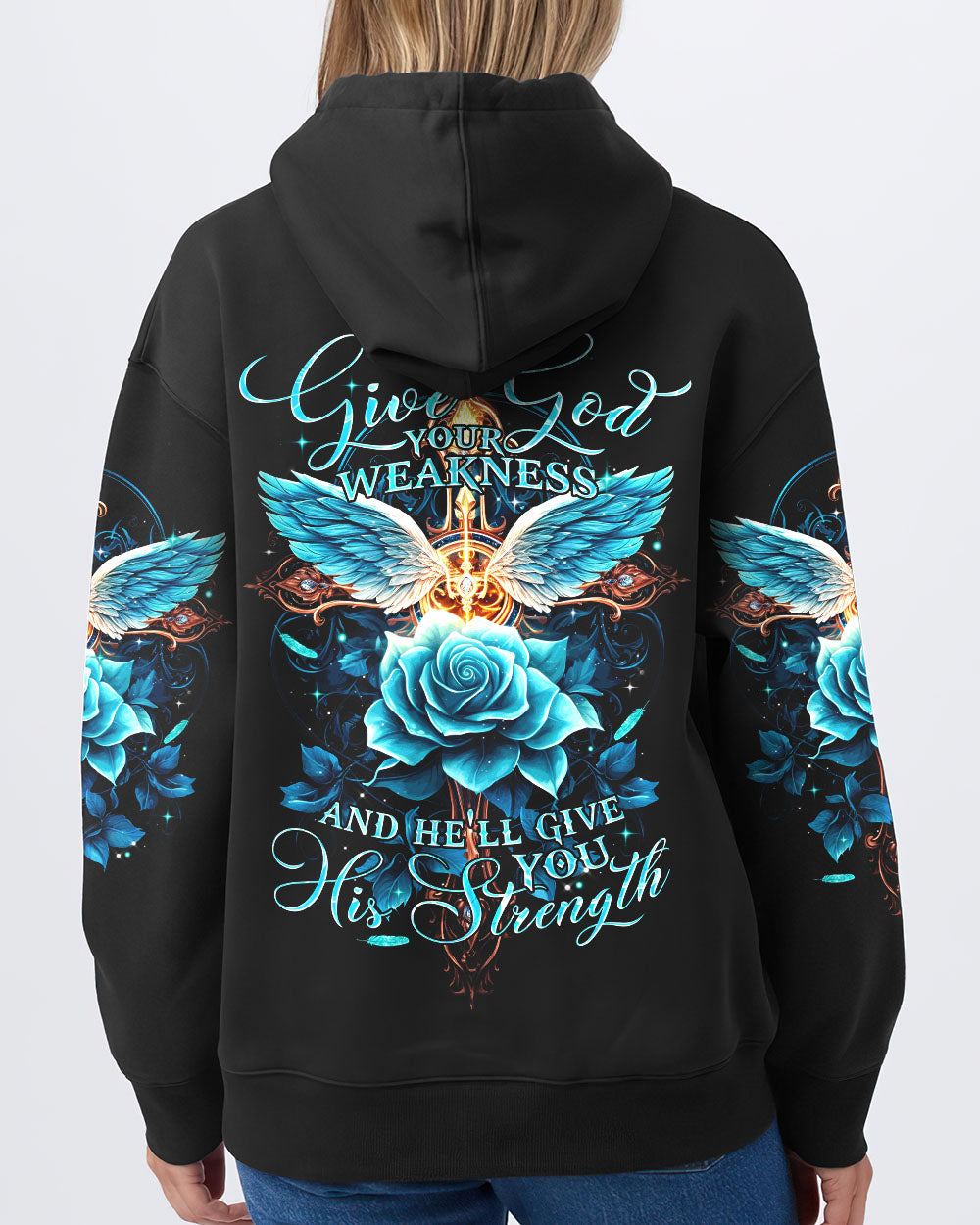 He'll Give You His Strength Women's All Over Print Shirt - Tytm2706234