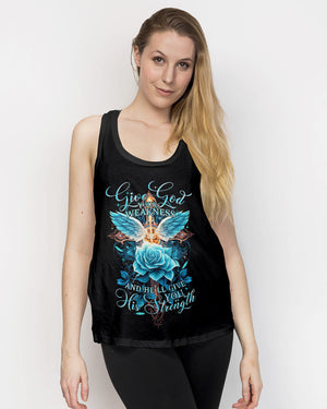 He'll Give You His Strength Women's All Over Print Shirt - Tytm2706234