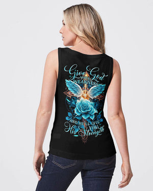 He'll Give You His Strength Women's All Over Print Shirt - Tytm2706234