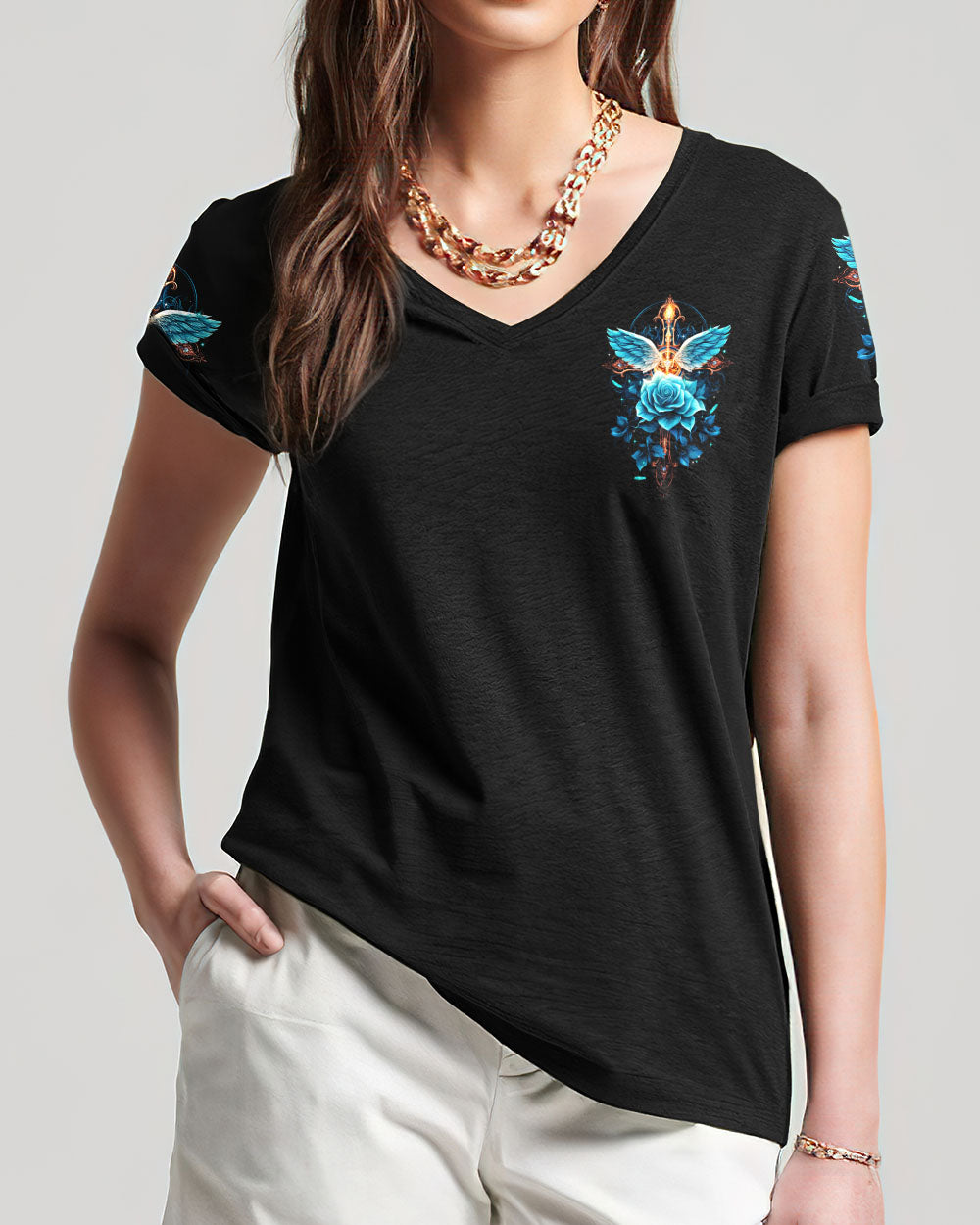 He'll Give You His Strength Women's All Over Print Shirt - Tytm2706234