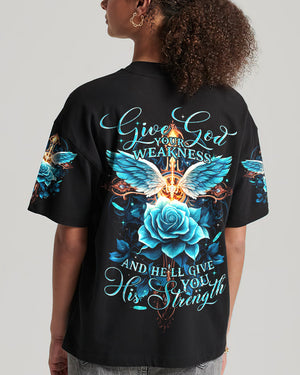 He'll Give You His Strength Women's All Over Print Shirt - Tytm2706234