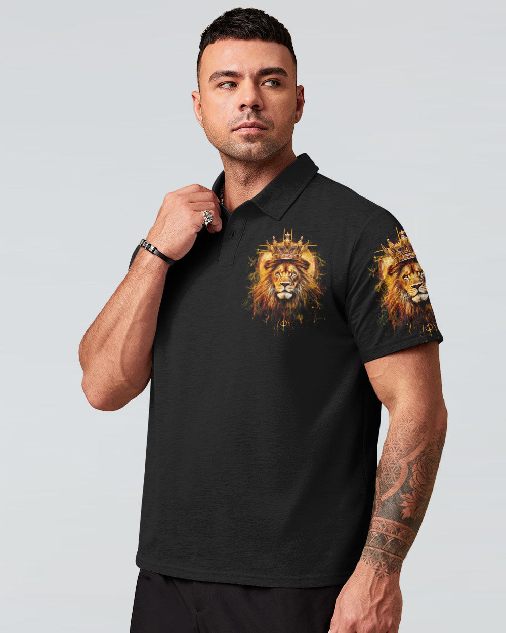 Jesus Is The Best Lion Men's All Over Print Shirt - Ty2806231