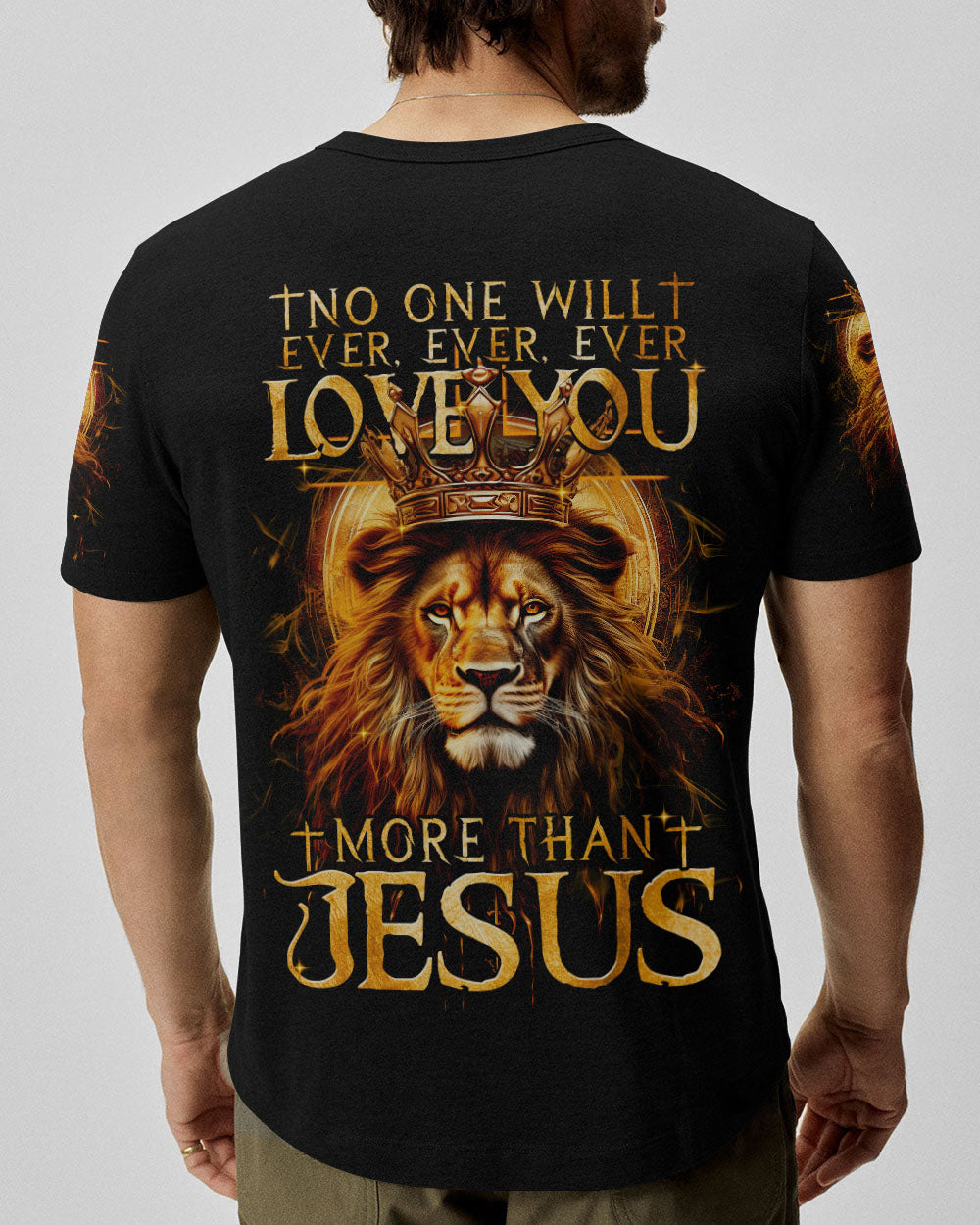 Jesus Is The Best Lion Men's All Over Print Shirt - Ty2806231