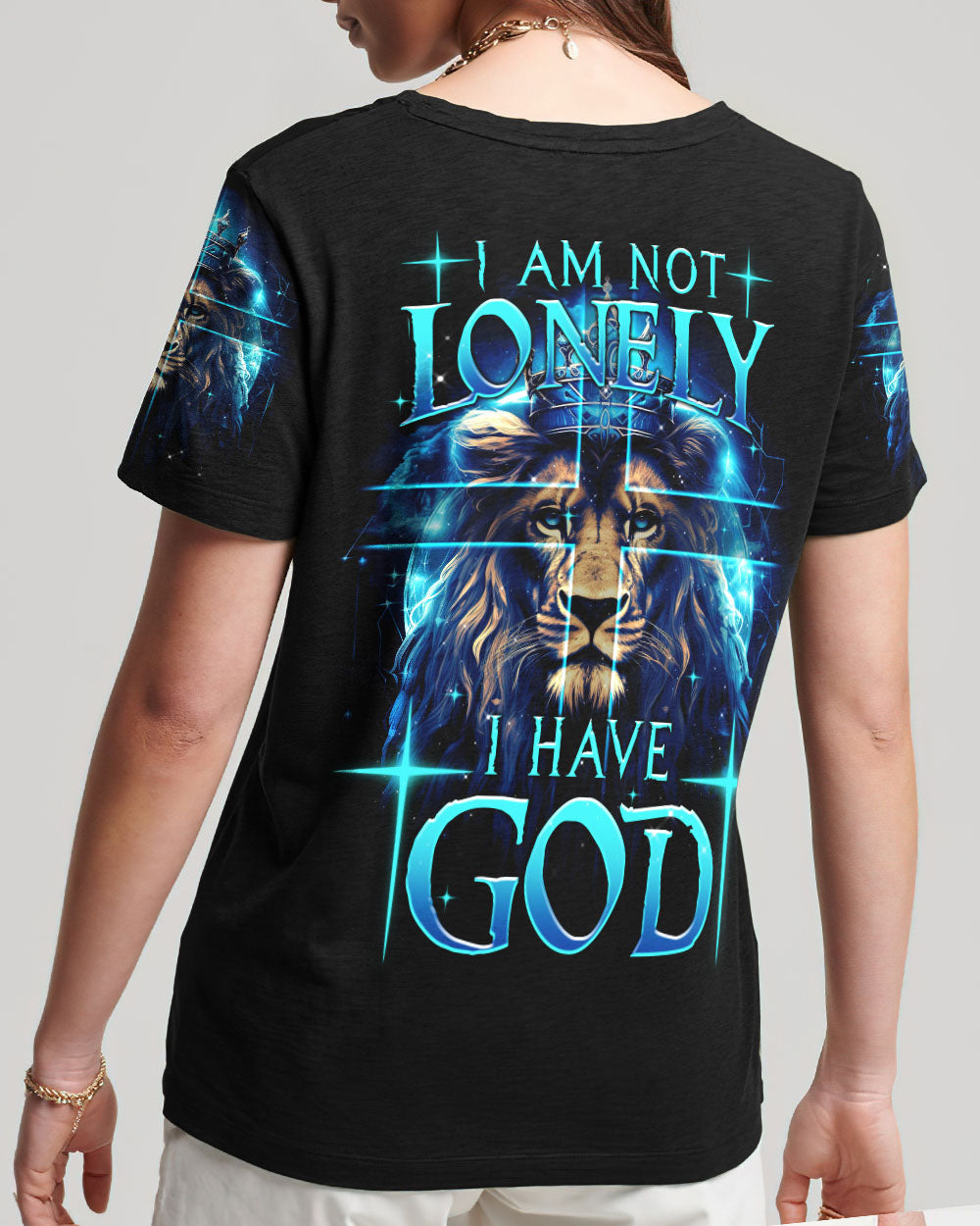 I Have God Lion Women's All Over Print Shirt - Tytm2806234