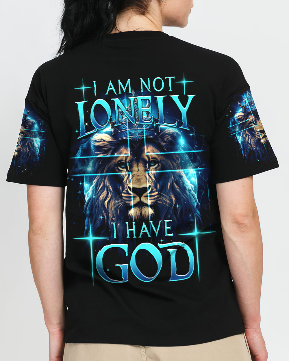 I Have God Lion Women's All Over Print Shirt - Tytm2806234