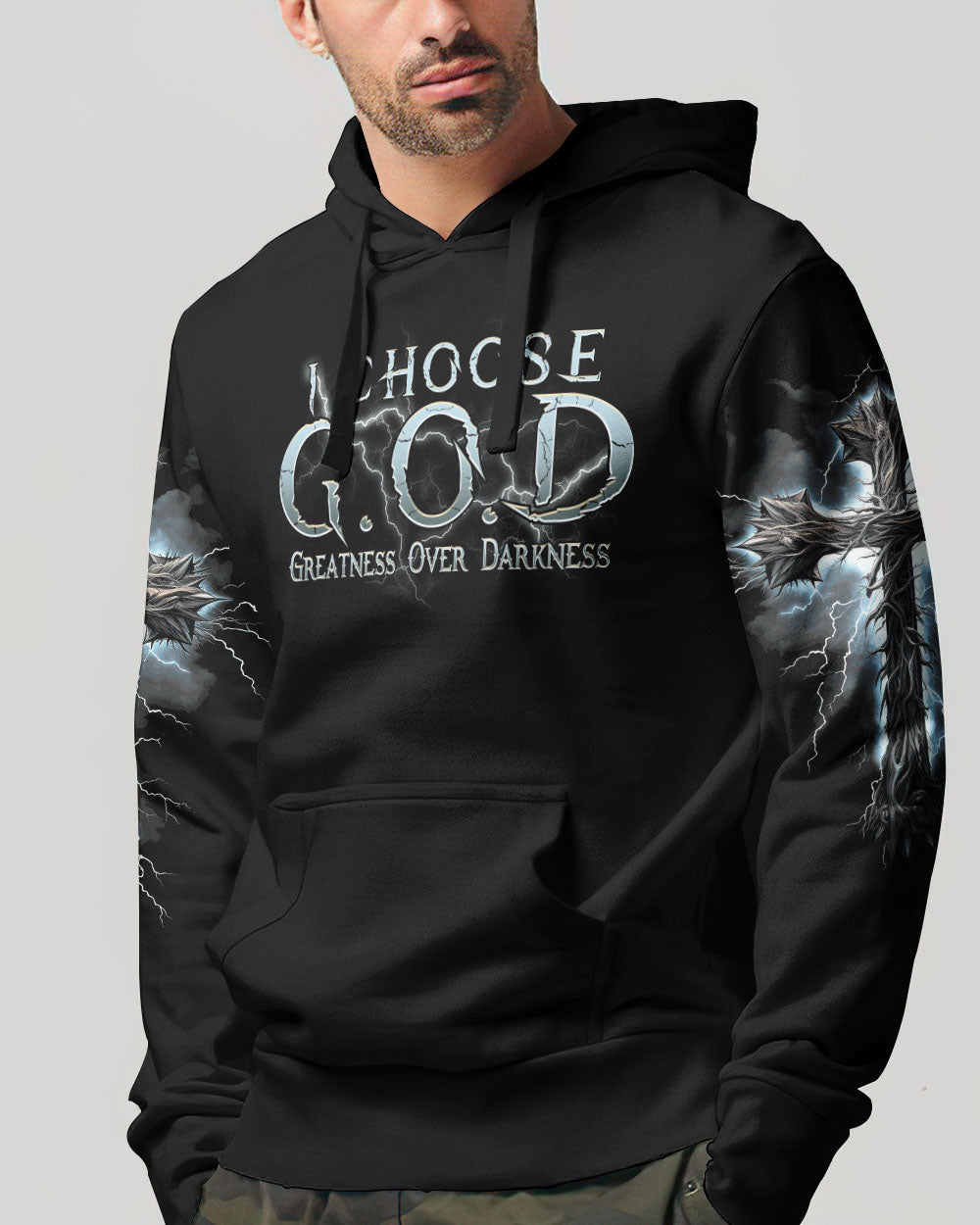 I Choose God Men's All Over Print Shirt - Tytm2906233
