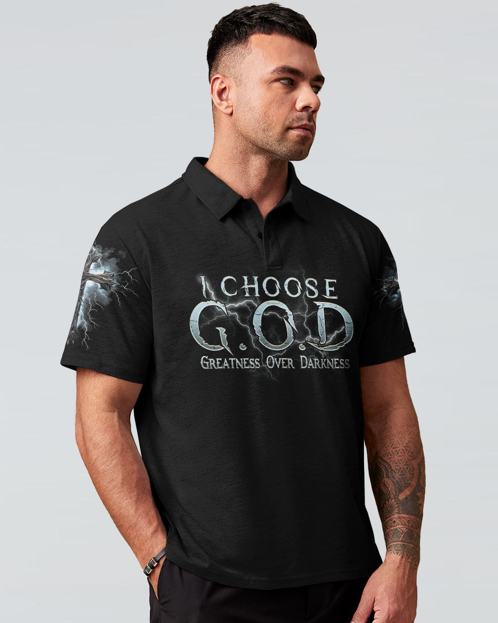 I Choose God Men's All Over Print Shirt - Tytm2906233