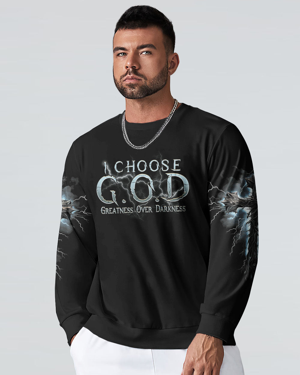 I Choose God Men's All Over Print Shirt - Tytm2906233