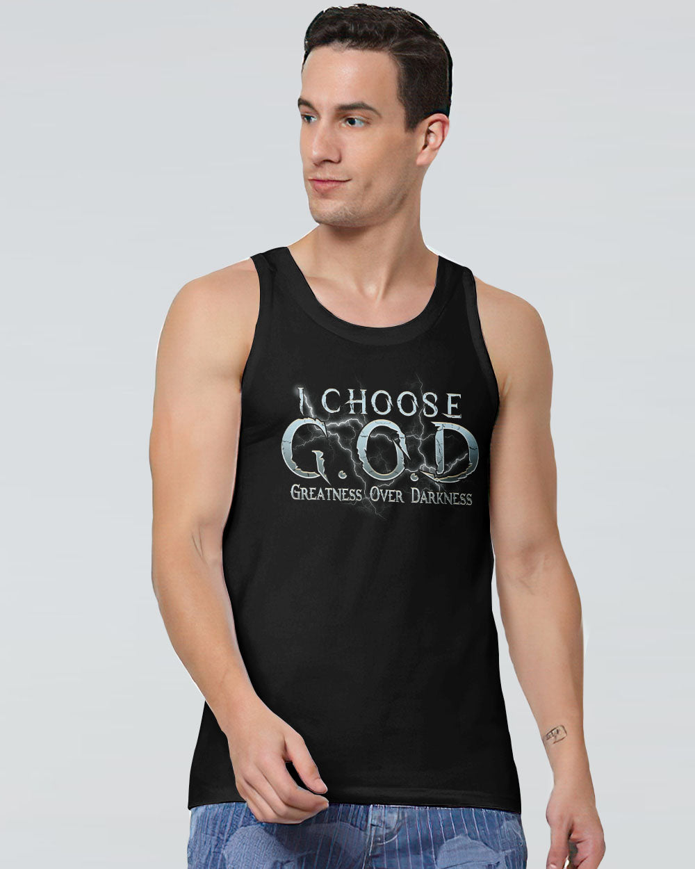 I Choose God Men's All Over Print Shirt - Tytm2906233