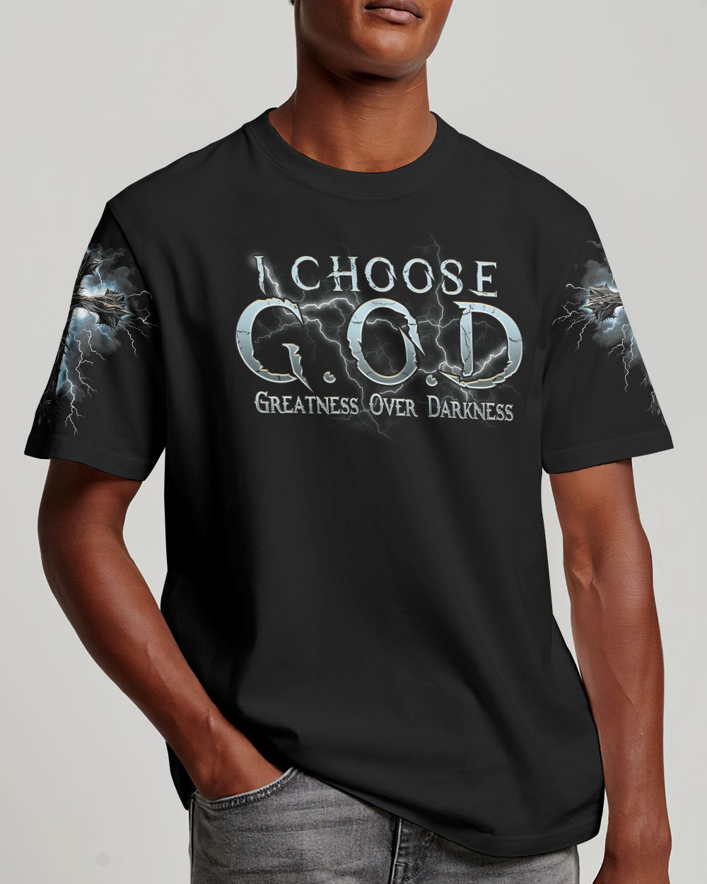 I Choose God Men's All Over Print Shirt - Tytm2906233
