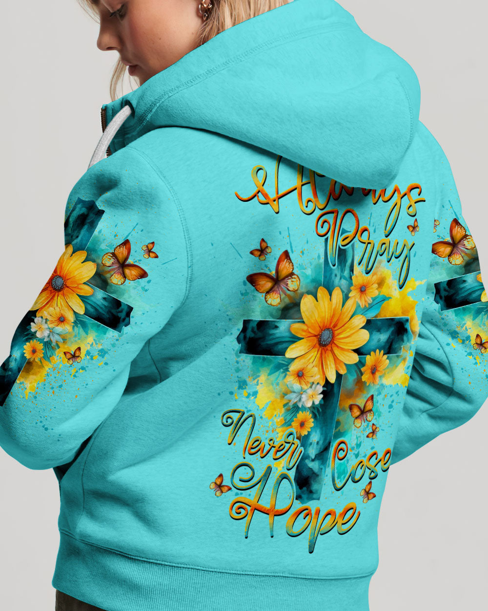 Always Pray Never Lose Hope Cross Women's All Over Print Shirt - Yhdu0307234