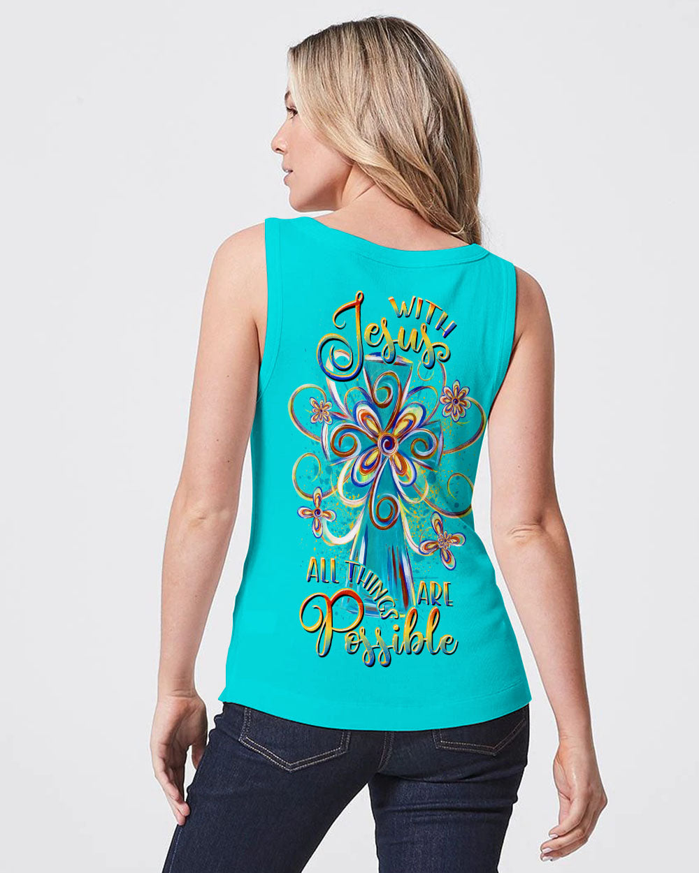 With Jesus All Things Are Possible Women's All Over Print Shirt - Yhdu0407234