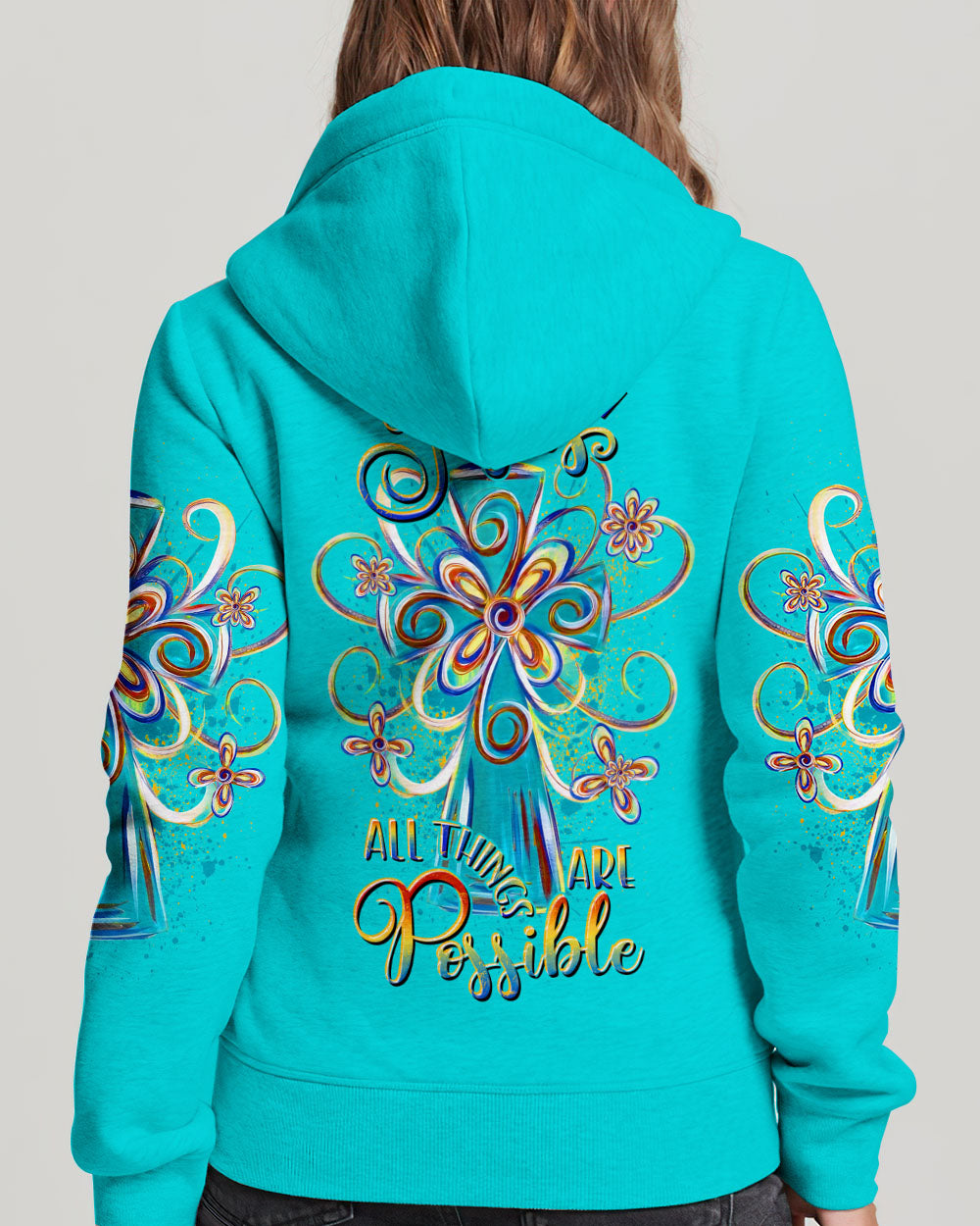 With Jesus All Things Are Possible Women's All Over Print Shirt - Yhdu0407234