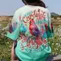 When Cardinals Appear Angels Are Near Women's All Over Print Shirt - Tlno2507239