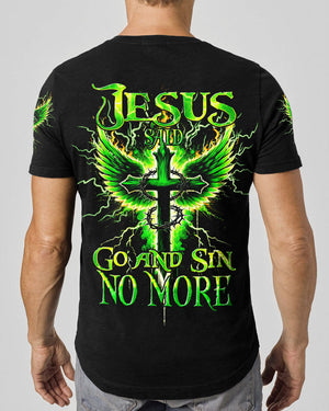 Jesus Said Go And Sin No More Men's All Over Print Shirt - Tyhi0307242
