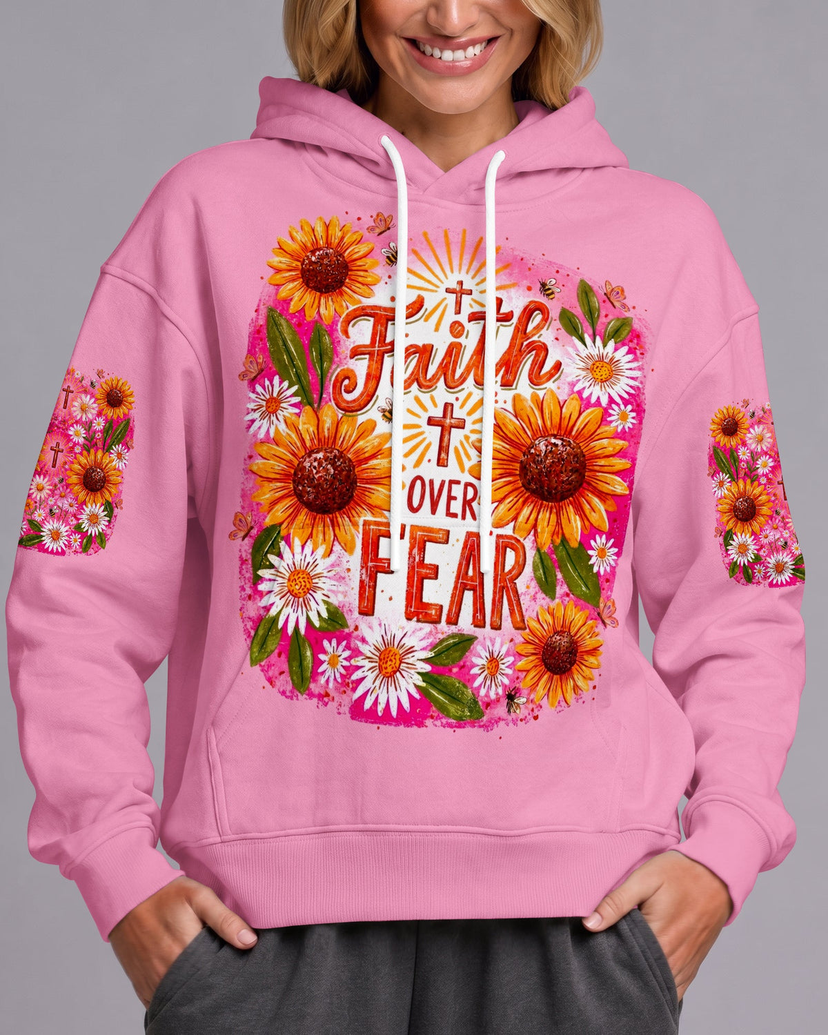 Faith Over Fear Women's All Over Print Shirt - Tyln1707262