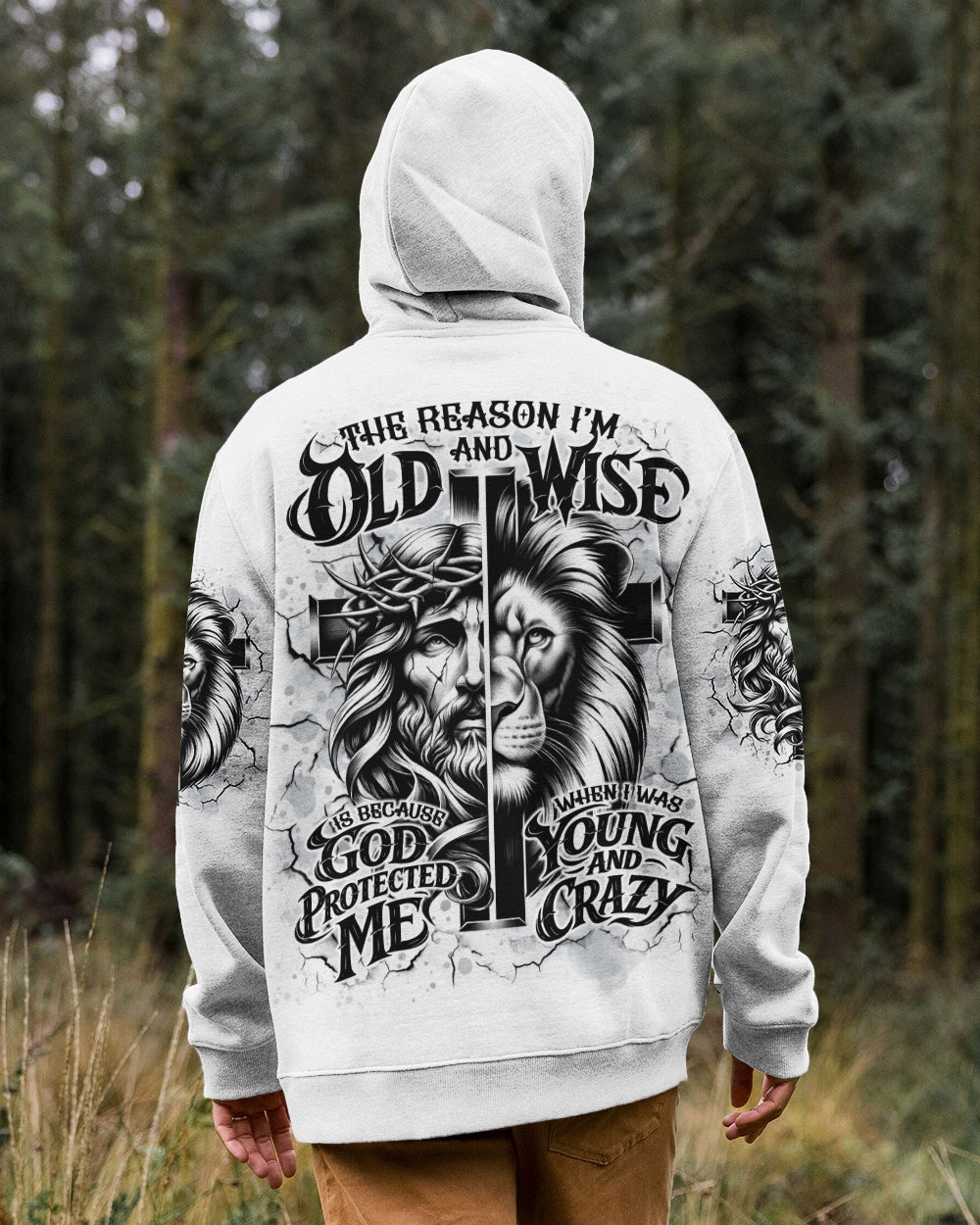 The Reason I’m Old And Wise Lion Men's All Over Print Shirt - Tlno0602261