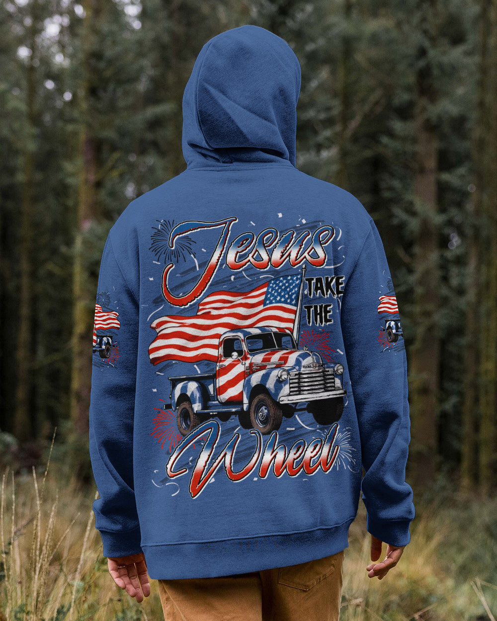 Jesus Take The Wheel Men's All Over Print Shirt - Tyln0206261