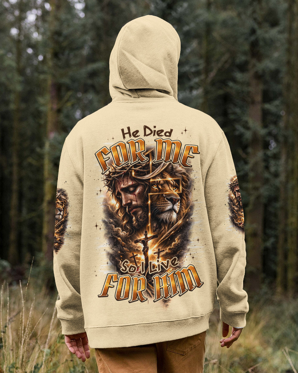He Died For Me So I Live For Him Men's All Over Print Shirt - Typq1703261