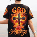 God Will Go Before You Women's All Over Print Shirt - Tlno2107234