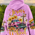 Jesus Take The Wheel Women's All Over Print Shirt - Tlno2702242