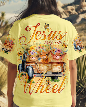 Jesus Take The Wheel Women's All Over Print Shirt - Tlno0108243
