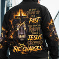Jesus Dropped The Charges Lion Men's All Over Print Shirt - Tlno1408243