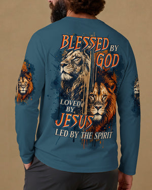Blessed By God Lion Men's All Over Print - Typq0607264