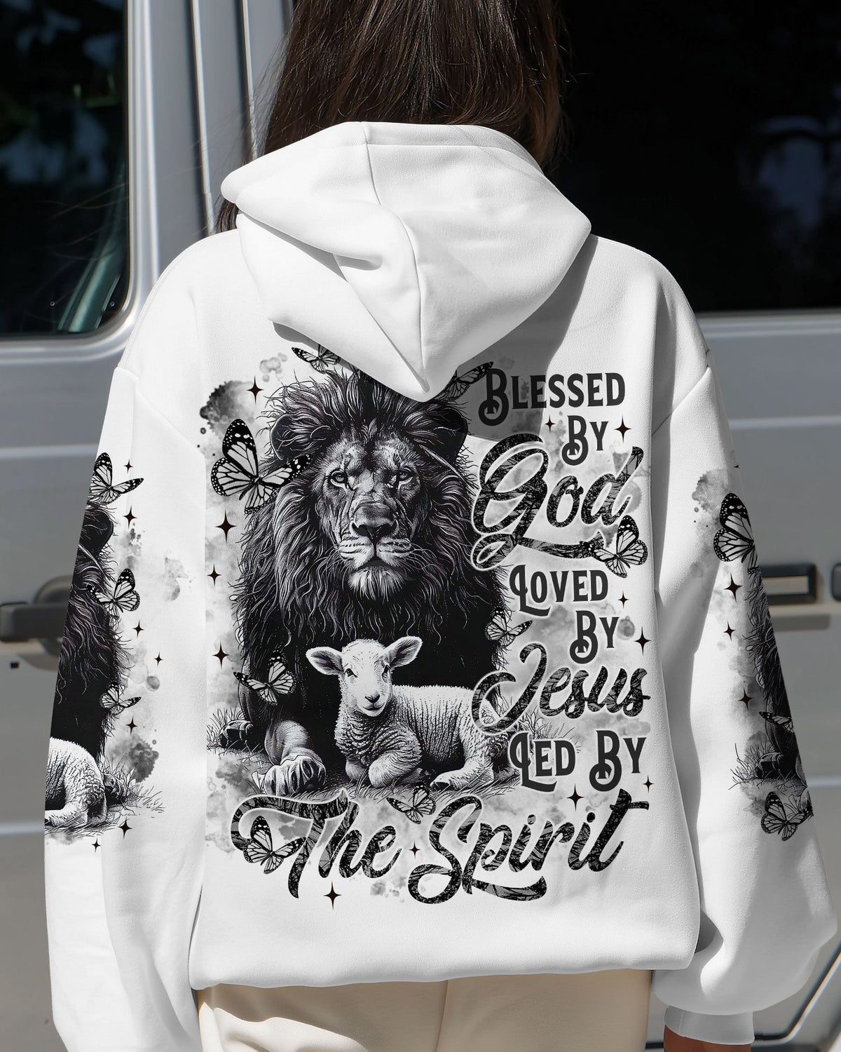 Blessed By God Loved By Jesus Lion Women's All Over Print Shirt - Tltr0509251