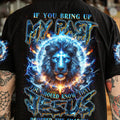 Jesus Dropped The Charges Lion Men's All Over Print Shirt - Tlnz1806244