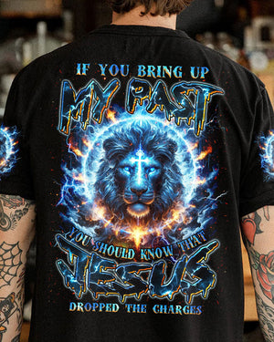 Jesus Dropped The Charges Lion Men's All Over Print Shirt - Tlnz1806244