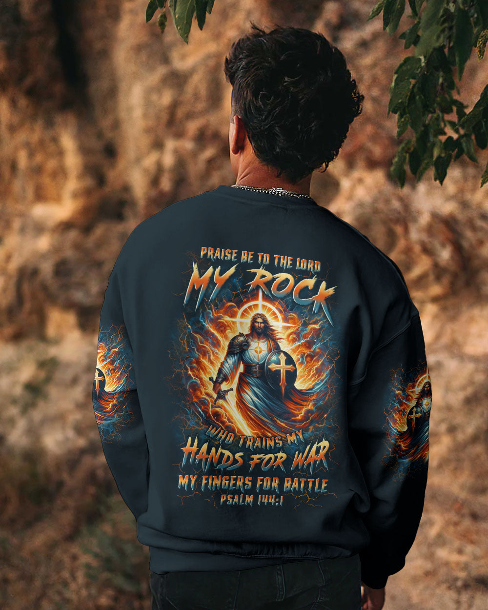 Praise Be To The Lord My Rock Men's All Over Print Shirt - Yhln1604244