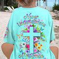 Never Underestimate A Woman Fueled By Prayer Women's All Over Print Shirt - Yhdu1708232