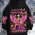 A Child Of God A Woman Of Faith Women's All Over Print Shirt - Yhdu1103253