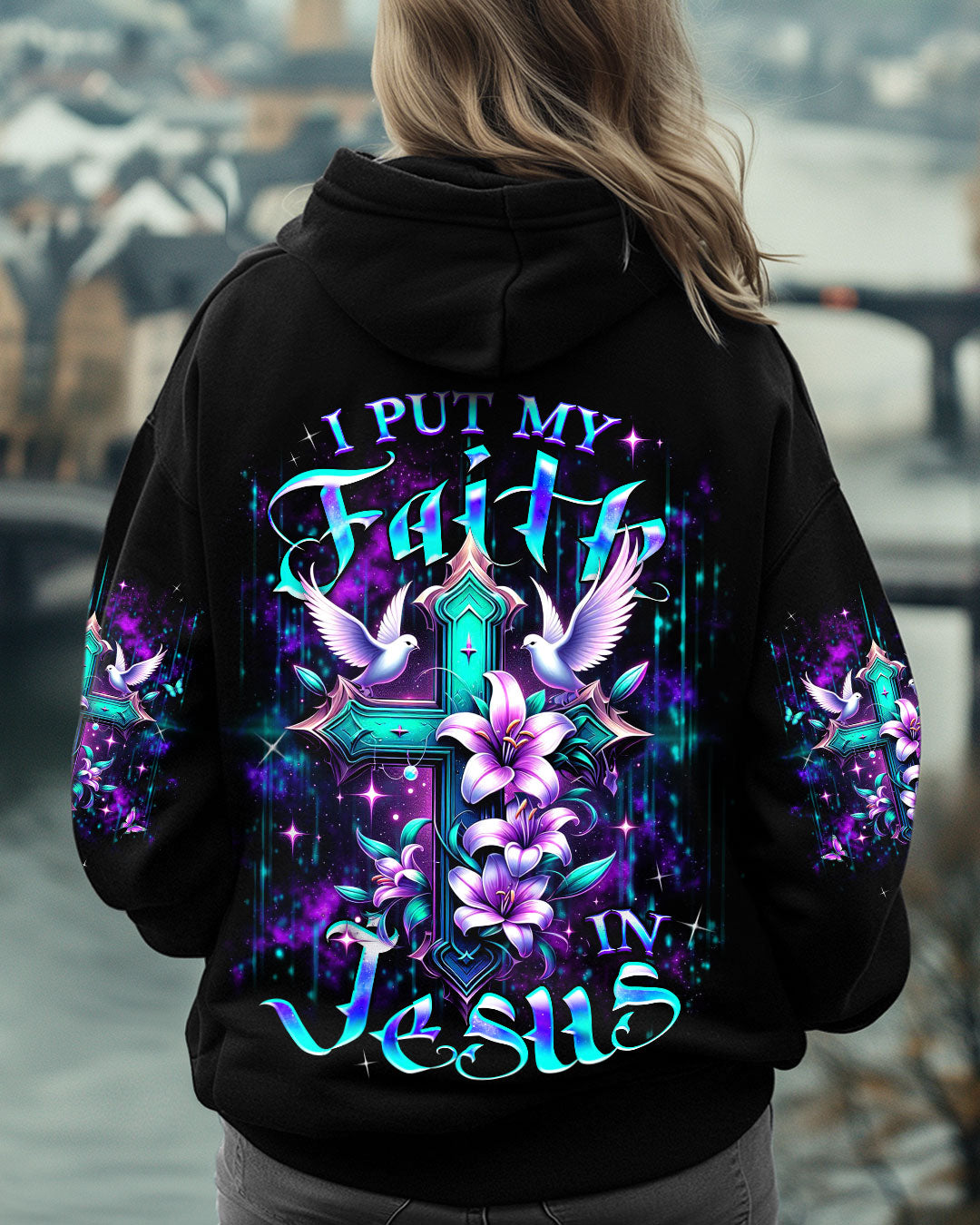 I Put My Faith In Jesus Women's All Over Print Shirt - Yhdu0210243