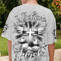 I Believe There Are Angels Among Us Women's All Over Print Shirt - Yhdu0804253