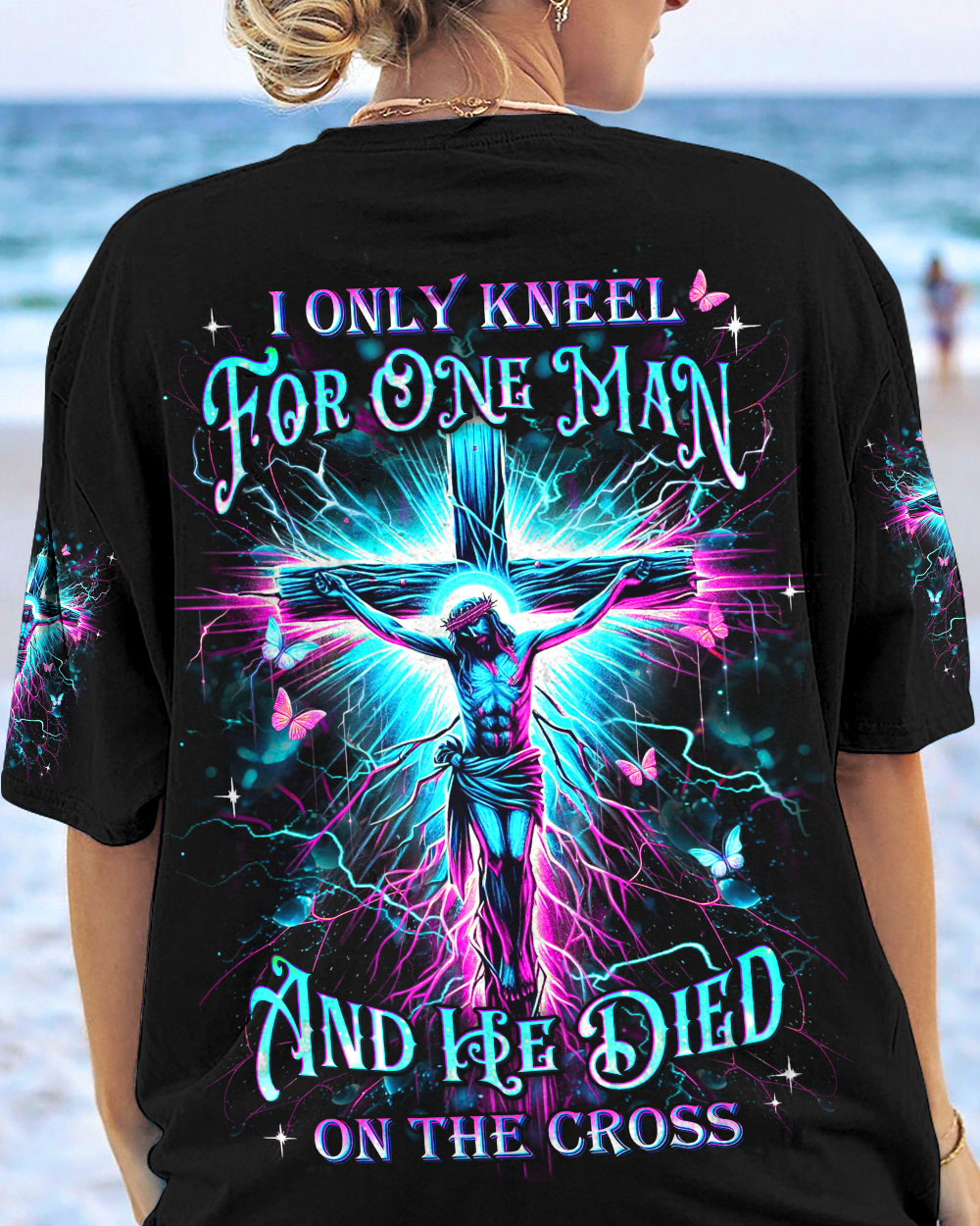 I Only Kneel For One Man Women's All Over Print Shirt - Yhdu0904244
